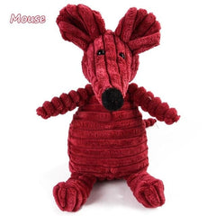 Corduroy Dog Toys for Small Large Dogs Animal Shape Plush Pet Puppy Squeaky Chew Bite Resistant Toy Pets Accessories Supplies