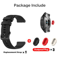 Watch Strap For Garmin Venu Vivoactive 3 Silicone Wristband Strap For Garmin Vivoactive 4S 4 Forerunner 245 With Dustproof Plug