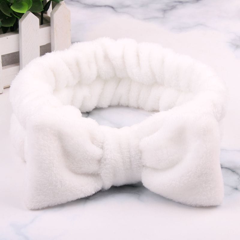 New Letter "OMG" Coral Fleece Soft Bow Headbands for women Girls Cute Hair Holder Hairbands Hair Bands Headwear Hair Accessories