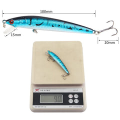 Japanese Minnow Fishing Lures Floating Hard Bait95mm 7g Artificial Bait Wobbler Crank bait Carp Perch Fishing Tackle