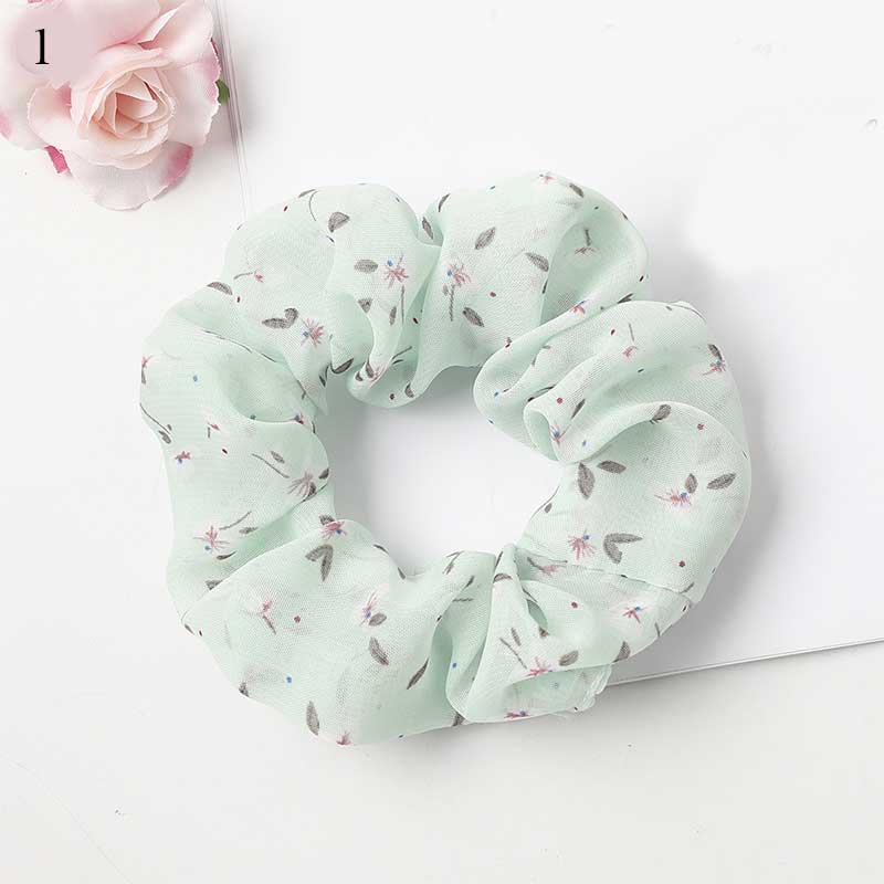 Korean Women Scrunchie Hearwear Girls Hair Tie Lady Scrunchies Ponytail Hair Female Holder Rope Pineapple Print Hair Accessories