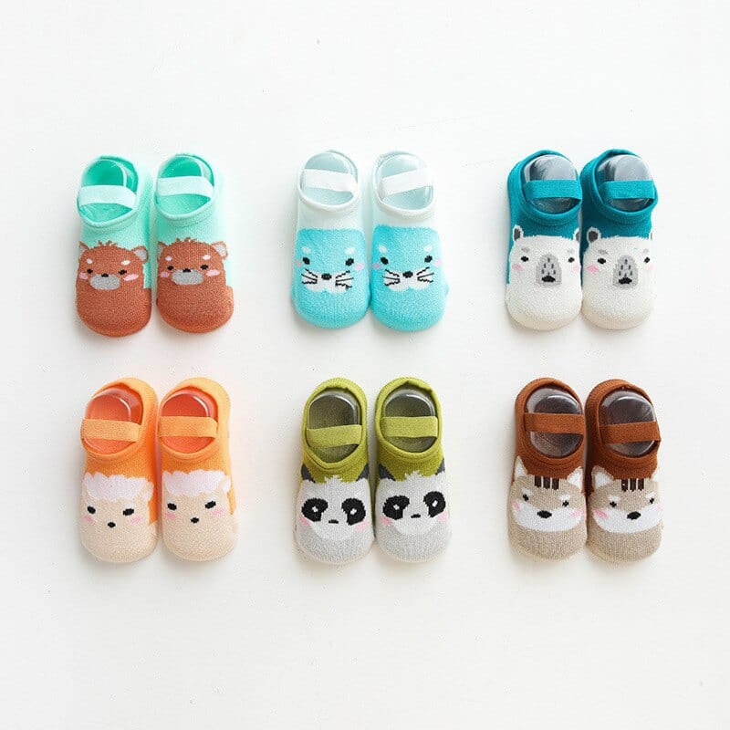 Newborn Baby Boy Girl Socks Cartoon Spring Autumn Anti Slip Socks for Girls Casual Cotton Floor Kids Clothes