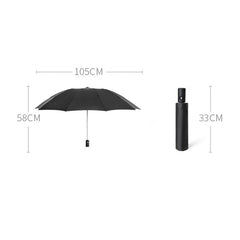 UV Automatic Umbrella With Reflective Strip Rain Wind Resistant Trip Sun Reverse Umbrellas Folding Umbrella