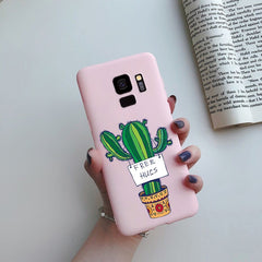 For Cover Samsung S9 S 9 Plus Case Soft Silicone Cute Bumper Protector Fundas on Samsung Galaxy S9 Plus S9 Phone Case Back Cover