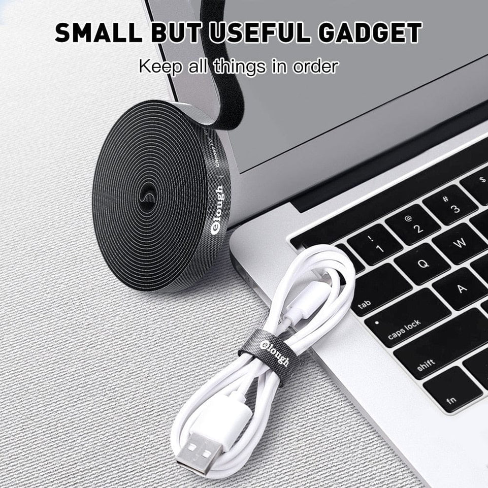 Elough Cable Organizer USB Cable Winder Management nylon Free Cut Ties Mouse earphone Cord Cable Protector