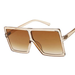 Sunglasses Square Woman Sun Glasses Female Eyewear Eyeglasses Plastic Frame Clear Lens UV400 Shade Fashion Driving New