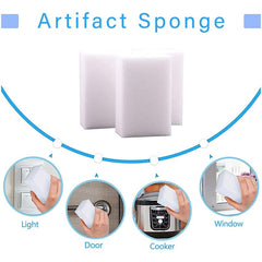 5/10/20/50/100pcs Melamine Sponge Magic Sponge Household Sponge Eraser Cleaning Tools for Office Kitchen Bath Cleaning Sponges