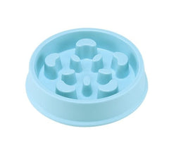 Pet Slow Eating Feeder Fish Bone Shape Dog Bowl Dog Feeding Food Bowls Bloat Stop Healthy Interactive Puppy Food Plate Dishes