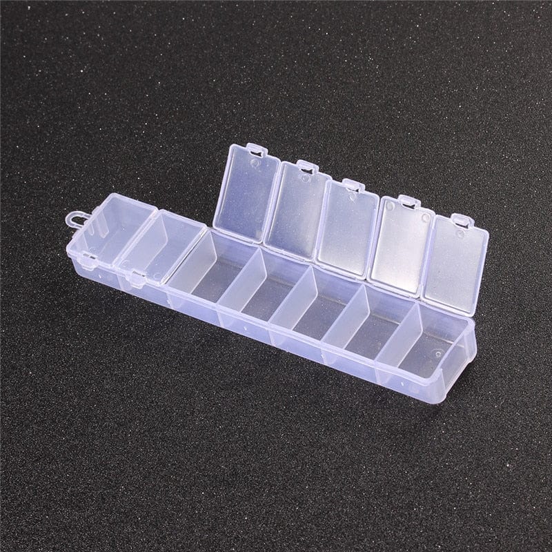 Plastic Jewelry Boxes Plastic Tool Box Adjustable Craft Organizer Storage Beads Bracelet Jewelry Boxes Packaging