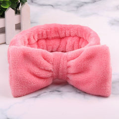 New Letter "OMG" Coral Fleece Soft Bow Headbands for women Girls Cute Hair Holder Hairbands Hair Bands Headwear Hair Accessories