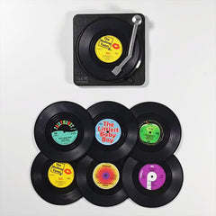 6pcs Floppy Disk Cup Mat Coasters Drink Coasters Home Decor Bar Accessory SET Heat-insulated Cup Mats Drinks Holder Home Decor - Wowza