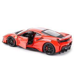 Bburago 1:24 Ferrari 488 PIsta Sports Car Static Die Cast Vehicles Collectible Model Car Toys