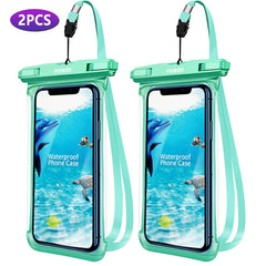 FONKEN Full Transparent Waterproof Case for Iphone Xiaomi Samsung Dry Bag Underwater Watch Case Swimming Pouch Mobile Cover Bag