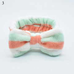 New Letter "OMG" Coral Fleece Soft Bow Headbands for women Girls Cute Hair Holder Hairbands Hair Bands Headwear Hair Accessories