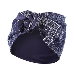 MOLANS New Floral Printing Elastic Bandana Wire Headband Knotted Fashion Tie Scarf Hairband Headdress for Women Hair Accessories