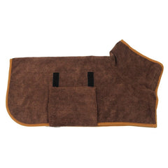 Dog Bathrobe Towel Bath Robe Pet Bathrobe Drying Coat Absorbent Towel For Large Medium Small Dog Super Fast Dry Soft Adjustable - Wowza