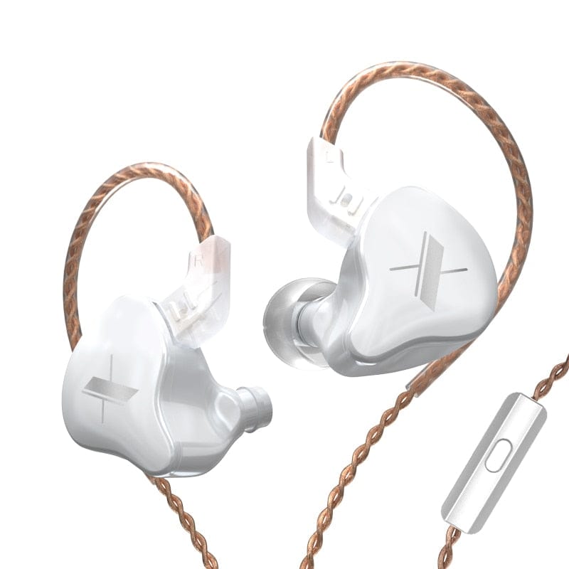 KZ EDX Earphones 1 Dynamic HIFI Bass Earbuds In Ear Monitor Headphones Sport Noise Cancelling Headset