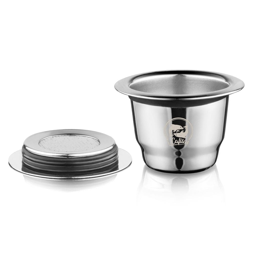 ICafilasCapsule For Nespresso Reutilisable Refillable Capsule Crema Espresso Reusable Refillable Coffee Filter - Wowza