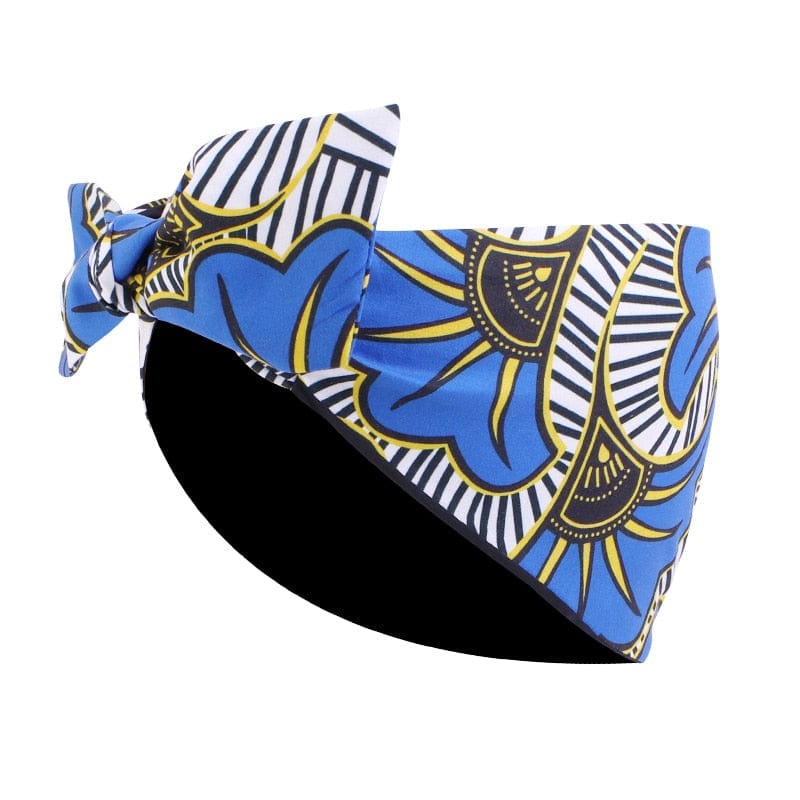 African Pattern Print Headband for Women Twist Style Hair Band Salon Make Up Hair Wrap Headwear Turban Ladies Hair Accessories