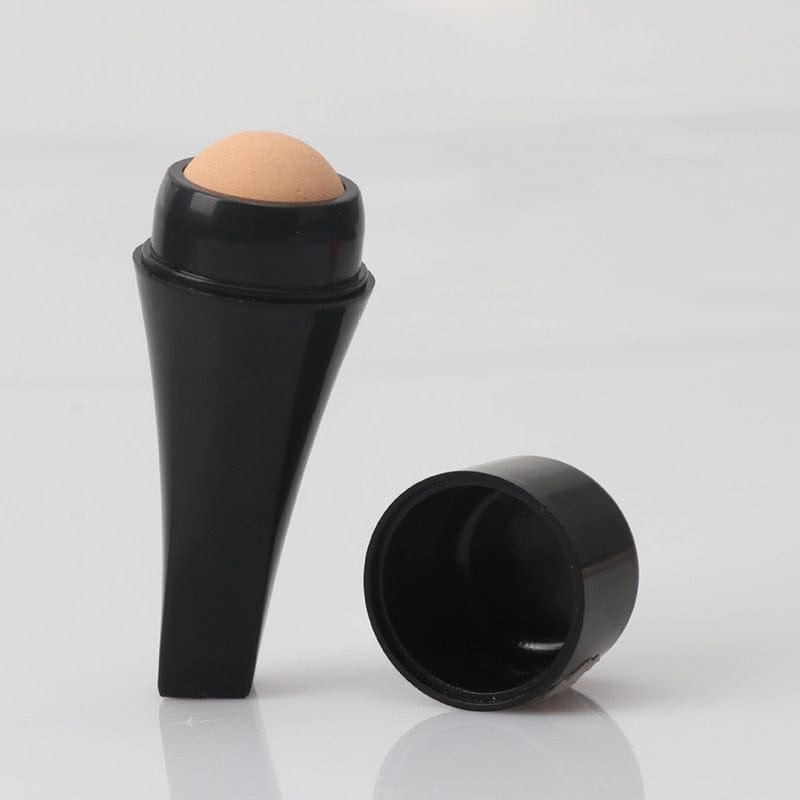 Natural Porous Volcanic Stone Oil-control Rolling Roller Makeup Face Care Tools Removable for Facial Cleaning Oil Absorption