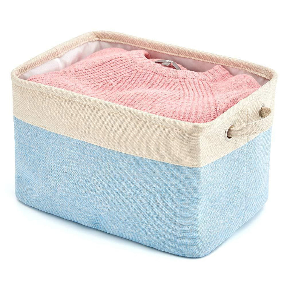 Personalized Pet Dog Toy Storage Basket Dog Canvas Bag Foldable Pet Cat Toys Linen Storage Box Bins Dog Accessories Pet Supplies - Wowza