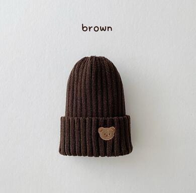 Soft Warm Baby Beanies Knitted Hats For Toddler Children Bear Embroidery Kids Boys Girls Autumn Winter Caps 11 Colors