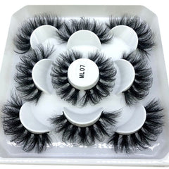 2023 New 5 pairs natural false eyelashes fake lashes long makeup 3d mink lashes eyelash extension mink eyelashes short eyelashes