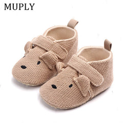 New Arrival Toddler Newborn Baby Boys Girls Animal Crib Shoes Infant Cartoon Soft Sole Non-slip Cute Warm Animal Baby Shoes