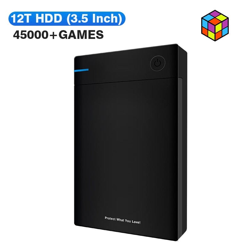 Launchbox External Game Hard Drive Disk With 45000+ Retro Games For PS4/PS3/PS2/Wii/Wiiu/SS/PSP/N64 Portable HDD For Windows PC