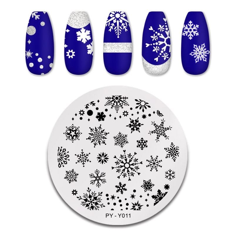 PICT YOU 12*6cm Nail Art Templates Stamping Plate Design Flower Animal Glass Temperature Lace Stamp Templates Plates Image