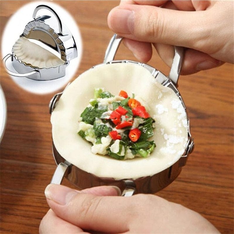 2pcs/set Stainless Steel Dumpling Mould Lazy Must-Ravioli Making Mold Mould Baking Accessories Home Kitchen Dumpling Maker - Wowza