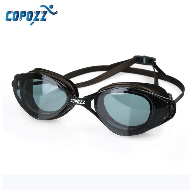 Copozz Professional Goggles Anti-Fog UV Protection Adjustable Swimming Goggles Men Women Waterproof silicone glasses Eyewear