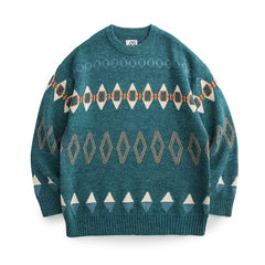 LAPPSTER-Youth Men Harajuku Moutain Winter Sweaters 2023 Pullover Mens Oversized Korean Fashions Sweater Women Vintage Clothes