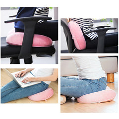 Women Dual Comfort Orthopedic Cushion Pelvis Pillow Lift Hips Up Seat Cushion for Pressure Relief