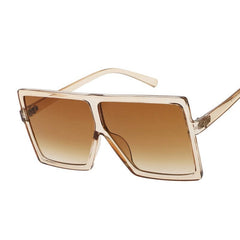 Sunglasses Square Woman Sun Glasses Female Eyewear Eyeglasses Plastic Frame Clear Lens UV400 Shade Fashion Driving New