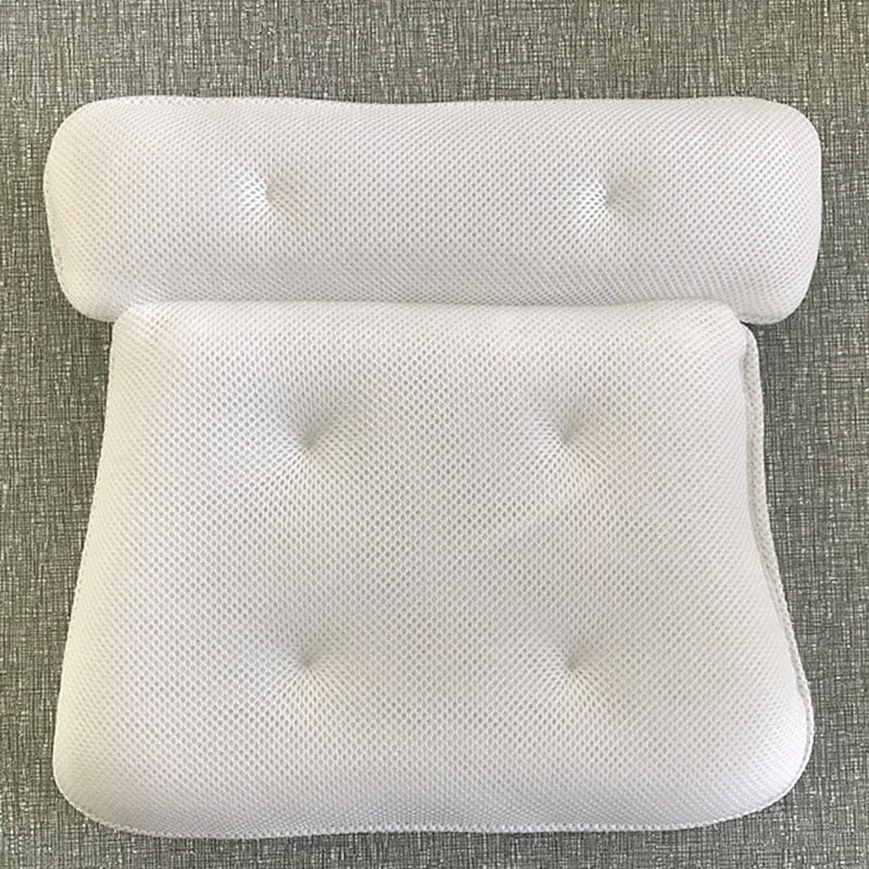 SPA Non-Slip Bath Pillow with Suction Cups Bath Tub Neck Back Support Headrest Pillows Thickened Home Cushion Accersory jacuzzi