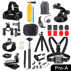 ORBMART for GoPro Accessories Set for Go Pro Hero 11 10 9 8 7 6 5 4 Black Mount for Yi 4k Mijia Case for Sjcam Action Camera