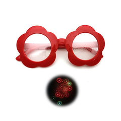 2021 Heart Shape Special Effect Glasses Heart Shape Party Eyewear Night Light Change Fashion Birthday Sun Glasses