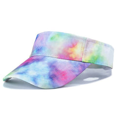 New Fashion Women Tie Dye Cap Multicolor Irregular Print Baseball Cap Female Outdoor Streetwear Summer Caps Hats