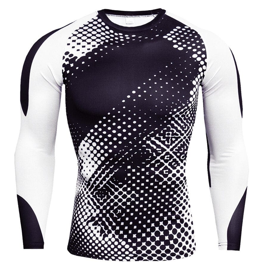 Men's Long Sleeve T-shirts Gym Clothing Sportswear Sporting Cry Fit Running Man Rashguard Men T-shirt Sport Compression T Shirt