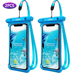 FONKEN Full Transparent Waterproof Case for Iphone Xiaomi Samsung Dry Bag Underwater Watch Case Swimming Pouch Mobile Cover Bag