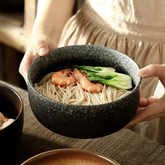 FANCITY Creative Noodle Wrist, Large Ramen Bowl, Ceramic Millet Porridge Bowl, Noodle Bowl, Beef Soup Noodle Bowl - Wowza