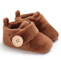 Lovely Warm Design Baby Girls Boys Toddler First Walkers Baby Shoes Soft Slippers Cute Shoes Winter Non-Slip Baby Warm Shoes