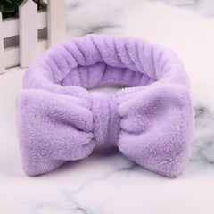 New Letter "OMG" Coral Fleece Soft Bow Headbands for women Girls Cute Hair Holder Hairbands Hair Bands Headwear Hair Accessories