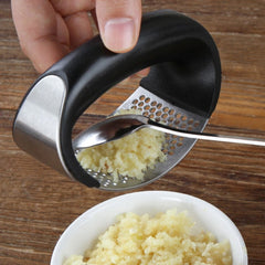 Stainless Garlic Press Household Press Squeezer Manual Gralic Press Device Handheld Ginger Garlic Tools Kitchen Accessories - Wowza