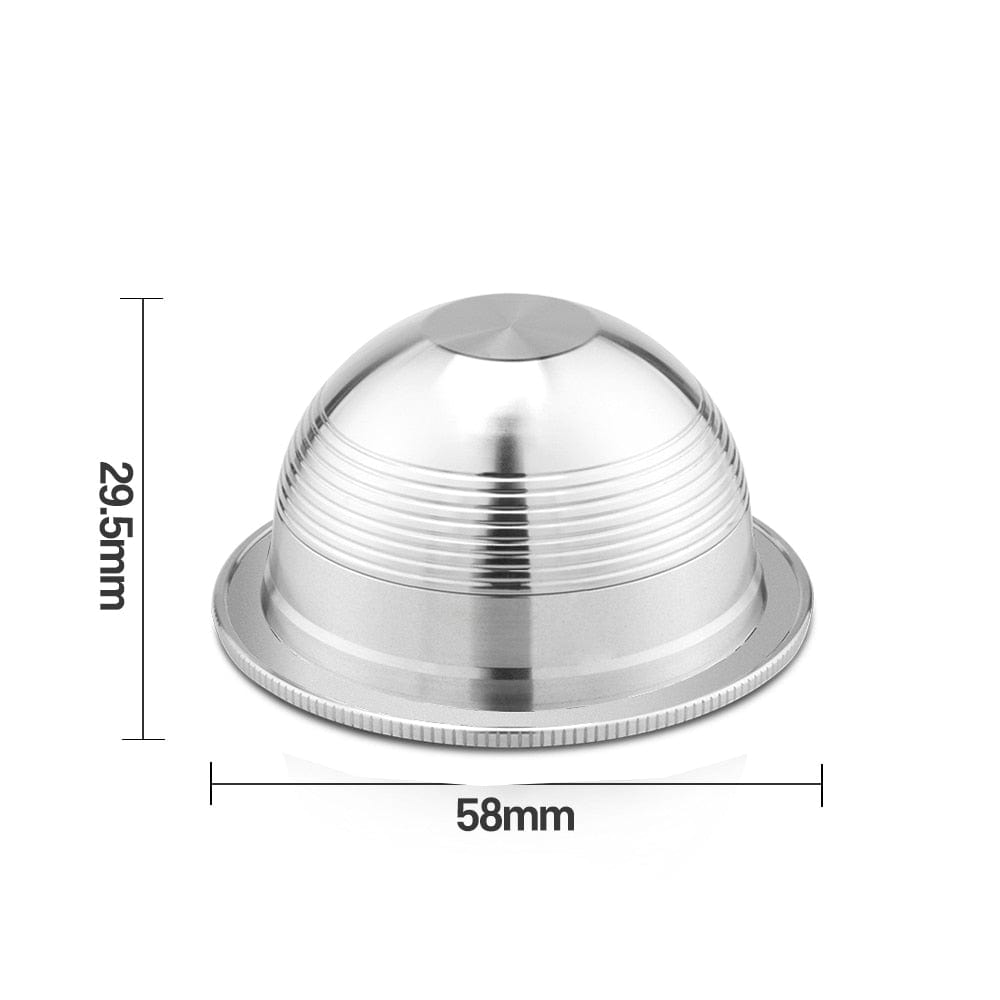 ICafilas Stainless Steel Reusable Vertuo Coffee Capsule (G1) For Nespresso Vertuoline Coffee Machine - Wowza