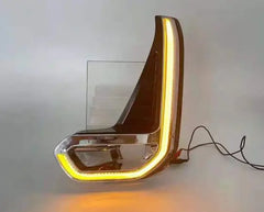 Toyota Hilux 2020-2023  Fog Lamp Daytime Running Light Day Bumper Driving for Led DRL Waterproof Turn Signal