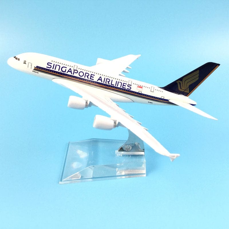 JASON TUTU Original model a380 airbus Boeing 747 airplane model aircraft Diecast Model Metal 1:400 airplane toy Gift collection