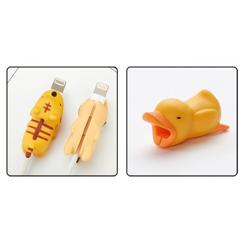 Animal Bite Shape Cable Protector Organizer Wire Protect Winder for IPhone