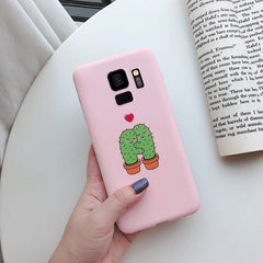 For Cover Samsung S9 S 9 Plus Case Soft Silicone Cute Bumper Protector Fundas on Samsung Galaxy S9 Plus S9 Phone Case Back Cover